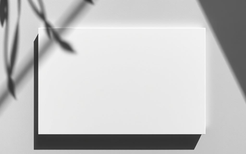business card design safe area
